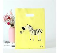 50 Unids/lote Bolsa de Plástico Pequeña con Asa Bolsa de Regalo de Fiesta para Joyería/Juguete/Bufanda Bolsas de Embalaje de Regalo 20x25 cm Mini Bolsa de Negocios-41-20x25cm