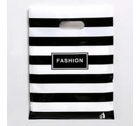 50 Unids/lote Bolsa de Plástico Pequeña con Asa Bolsa de Regalo de Fiesta para Joyería/Juguete/Bufanda Bolsas de Embalaje de Regalo 20x25 cm Mini Bolsa de Negocios-21-20x25cm