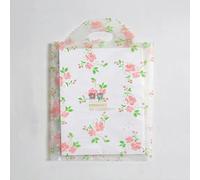 50 Unids/lote Bolsa De Plástico Pequeña Con Asa Bolsa De Regalo De Fiesta Para Joyería/Juguete/Bufanda Bolsas De Embalaje De Regalo 20x25 Cm Mini Bolsa De Negocios-2-20x25cm