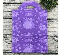50 Unids/lote Bolsa de Plástico Pequeña con Asa Bolsa de Regalo de Fiesta para Joyería/Juguete/Bufanda Bolsas de Embalaje de Regalo 20x25 cm Mini Bolsa de Negocios-12-20x25cm