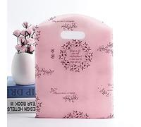 50 Unids/lote Bolsa de Plástico Pequeña con Asa Bolsa de Regalo de Fiesta para Joyería/Juguete/Bufanda Bolsas de Embalaje de Regalo 20x25 cm Mini Bolsa de Negocios-25-20x25cm