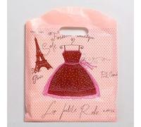 50 Unids/lote Bolsa de Plástico Pequeña con Asa Bolsa de Regalo de Fiesta para Joyería/Juguete/Bufanda Bolsas de Embalaje de Regalo 20x25 cm Mini Bolsa de Negocios-39-20x25 cm