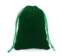 50 unids/lote bolsita de terciopelo con cordón 5x7/7x9/9x1 2/10x15cm bolsas de tamaño pequeño para regalo de joyería bolsas de embalaje para exhibición puede personalizar-verde hierba,9x12CM