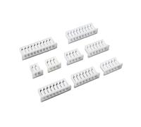 50 unids/lote conectores hembra de carcasa de plástico de paso de 1,25mm 2P/3P/4P/5P/6P/7P/8P/9P/10P carcasa conector de 1,25mm(10P)