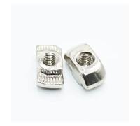 50 unids/lote M3 M4 M5 for 20 30 40 45 ranura tuerca en T tuercas en T deslizantes martillo gota en tuerca conector de fijación perfil de extrusión de aluminio UE(30-M5 (50Pcs))