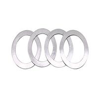 50 unids/lote M6 M7 M8 arandela plana de acero inoxidable junta ultrafina espesor de cuña ultrafina 0,1mm 0,2mm 0,3mm 0,5mm 1mm(6x8Thickness1mm)