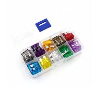 50 unids/lote nuevo juego de fusibles hoja camión coche automotriz mediano 2A 3A 5A 7. 10A 15A 20A 25A 30A 35A con caja