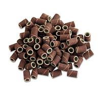 50 unids/lote para bandas de lijado de grano Dremel, lijadora, tambor, mandril, herramienta rotativa, brocas para uñas, kit de herramientas eléctricas, papel de lija abrasivo, 80