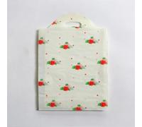 50 Unids/lote Pequeña Bolsa de Plástico con Asa Bolsa de Regalo de Fiesta para Joyería/Juguete/Bufanda Bolsas de Embalaje de Regalo 20x25 cm Mini Bolsa de Negocios-7-20x25cm