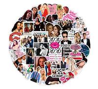 50 unids/paquete Gossip Girl Classic TV Show Pegatinas para Muebles Escritorio Pared Silla DIY Juguete Coche Ordenador Calcomanía TV Moto