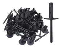 50 unids/set Clip de parachoques de remaches ciegos de expansión de para Accesorios de reparación de automóviles sujetador de de rueda de remaches de empuje de Nylon