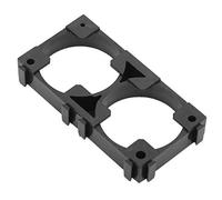 50 Unids Soporte Batería Doble Celda 26650, Paquete Plástico para Baterías de Litio 56.5x29x8.7mm con Contacto Metálico, Ideal para Proyectos Electrónicos y Reparaciones de Alta Duración