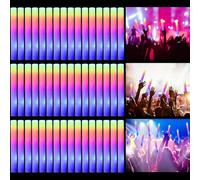 50 varillas de espuma LED que brillan a granel, suministros de fiesta que brillan en la oscuridad con 3 modos de parpadeo colorido, suministros de fiesta de neón para fiestas brillantes, cumpleaños