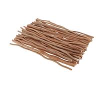 50 varillas rústicas de madera natural para bricolaje, arte creativo, material de carpintería, 30 cm