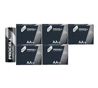 50 x Lápiz capacitivo Duracell Procell AA, alcalina (5 blísteres de 10 pilas), 50 pilas