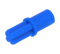 50 x LEGO® Technic, Axle Pin with Friction Ridges Lengthwise Blue