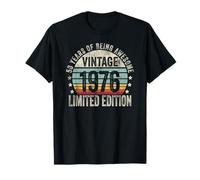 50 Year Old Gifts Vintage 1976 Limited Edition 50th Birthday Camiseta
