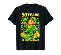 50 Years of Shenanigans St Patrick’s Day Leprechaun Birthday Camiseta