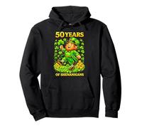 50 Years of Shenanigans St Patrick’s Day Leprechaun Birthday Sudadera con Capucha