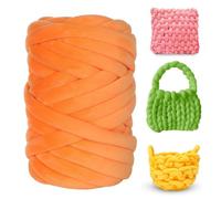 500/1000g Lana Gorda para Tejer con las Manos, Chunky Yarn Ovillo Lana Gruesa Hilo Tubular Suave, Hilo para Tejer a Crochet, Mantas, Nido de Animales, Tapices(Color 12,500g(18m))