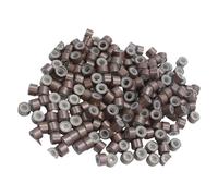 500 anillos de extensión de pelo pequeños con forro de silicona para un estilo seguro e invisible