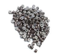 500 anillos pequeños para extensiones de cabello, cuentas de aluminio forradas de silicona, accesorios de peinado para uso profesional, accesorios de peinado