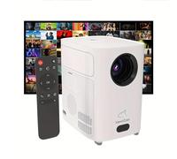 500 ANSI VenirCool nativo 720P, compatible con proyector de decodificación 4K con WiFi 6 e inalámbrico, altavoces de 30 W, proyector de audio HIFI para exteriores, proyector inteligente de enfoque