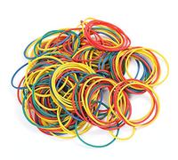 500 bandas de goma multicolor, resistentes, resistentes al calor para cuadernos, ejercicios de embalaje al aire libre.
