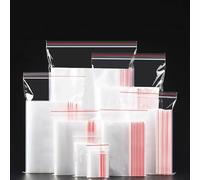 500 Bolsas de Plástico Transparentes Que se Pueden Volver a sellar, Bolsa de Cierre de Cremallera Reutilizable Fuerte, Engrosamiento y Duradero, Bolsas Zip, Prensa para Cerrar 5x7cm