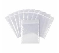 500 bolsas de sellado de agarre de 3.5 x 4.5 pulgadas, transparente autoresellable de plástico con cierre de cremallera para almacenamiento de cocina, joyas, embalaje de oficina, bolsas de papelería