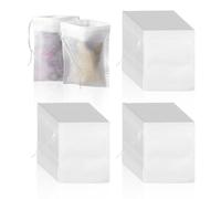 500 bolsas de té, bolsas de té dibujadas, bolsas de té no tejidas, bolsas de filtro de té, bolsas de té multifuncionales, adecuadas para té, materiales médicos, especias (6 x 8 cm)