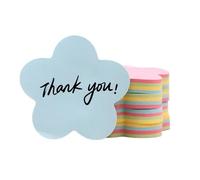 500 bonitas notas adhesivas, paquete de 5 blocs de notas autoadhesivos, papel adhesivo para escribir de 7,6 cm, autoadhesivo, sin sangrado, para oficina, hogar, escuela, reuniones, gestión de tareas