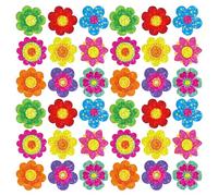 500 calcomanías de flores brillantes de 25 mm para álbumes de recortes, diario, cuaderno, embalaje, sello de afirmación positiva