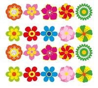 500 calcomanías de flores brillantes de 25 mm para álbumes de recortes, diario, cuaderno, embalaje, sello de afirmación positiva