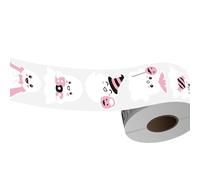 500 calcomanías decorativas con temática de Halloween de 30 mm con purpurina para envolver álbumes de recortes, decoraciones de fiesta de Halloween