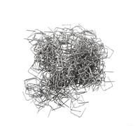 500 clavos de grapadora en caliente para soldador de plástico de parachoques de coche, grapas de soldadura precortadas de acero inoxidable en 0 6 mm y 0 8 mm de diámetro (0,8 mm plano)