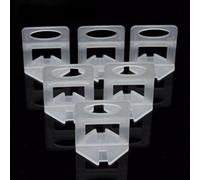 500 clips de nivelación de azulejos de 0,5 mm espaciadores de plástico para instalación de suelos de pared de 3 a 12 mm para garantizar una alineación plana y uniforme de la superficie