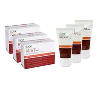 500 Cosmetics Pecho Triplo para el Pecho 3 X60 caps + Crema 3 X100 ml