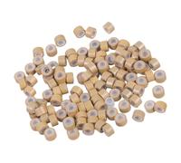 500 cuentas de extensión de cabello pequeñas forradas de silicona, eslabones de aluminio para fijación segura, anillos de resistentes a la oxidación, extensiones de eslabones pequeños