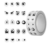 500 etiquetas adhesivas decorativas con patrón de ojos para embalaje, caja de regalo, bolsa de caramelos, decoración del hogar, calcomanía en forma de ojo