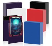 500 Fundas para Tarjetas Estándar, 66x91mm Vistoso Transparente Soft Sleeves, Card Sleeves, Fundas Cartas Magic the Gathering, para Pokémon, MTG, Tarjetas Mágicas, Sports Game 66 x 91 mm Soft