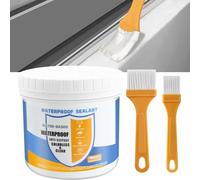 500 g blanco revestimiento impermeable transparente, agente impermeable invisible, sellado impermeable transparente, revestimiento impermeable para interiores y exteriores baño