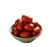 500 g de dátiles rojos dulces, de pulpa espesa y huesos pequeños; Suave, masticable y dulce, perfecto for gachas, sopa o for comer tal cual.(1pcs)