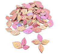 500 g de mosaico de cerámica de hojas iridiscentes al azar, crear 3 tamaños creativos de mosaico de cerámica para manualidades de bricolaje, macetas, jarrones, tazas, decoración de jardín mosaico