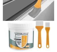 500 g de revestimiento impermeable gris, transparente, agente impermeable invisible, sellado impermeable transparente, revestimiento impermeable para interiores y exteriores baño