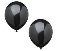 500 globos de 25 cm de diámetro, color negro
