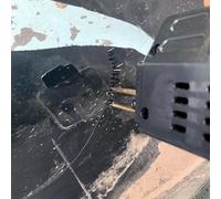 500 grapas de soldadura de plástico para parachoques de coche, clavos de grapadora caliente en 0 6 mm y 0 8 mm, grapas de soldadura precortadas de acero inoxidable para reparación (onda de 0,8 mm)