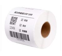 500 hojas/rollo de papel autoadhesivo termoensible, 100 mm, 100 barras, código en blanco Express e-Post impermeable