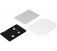 500 Juegos de consumibles para máquina para fabricar imanes, Kit para fabricar Botones magnéticos, consumibles para máquina para fabricar Botones de refrigerador Cuadrados (no Incluye máquina)