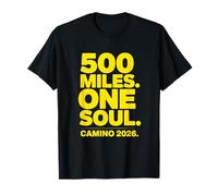 500 Miles One Soul Camino De Santiago 2026 Pilgrim St James Camiseta